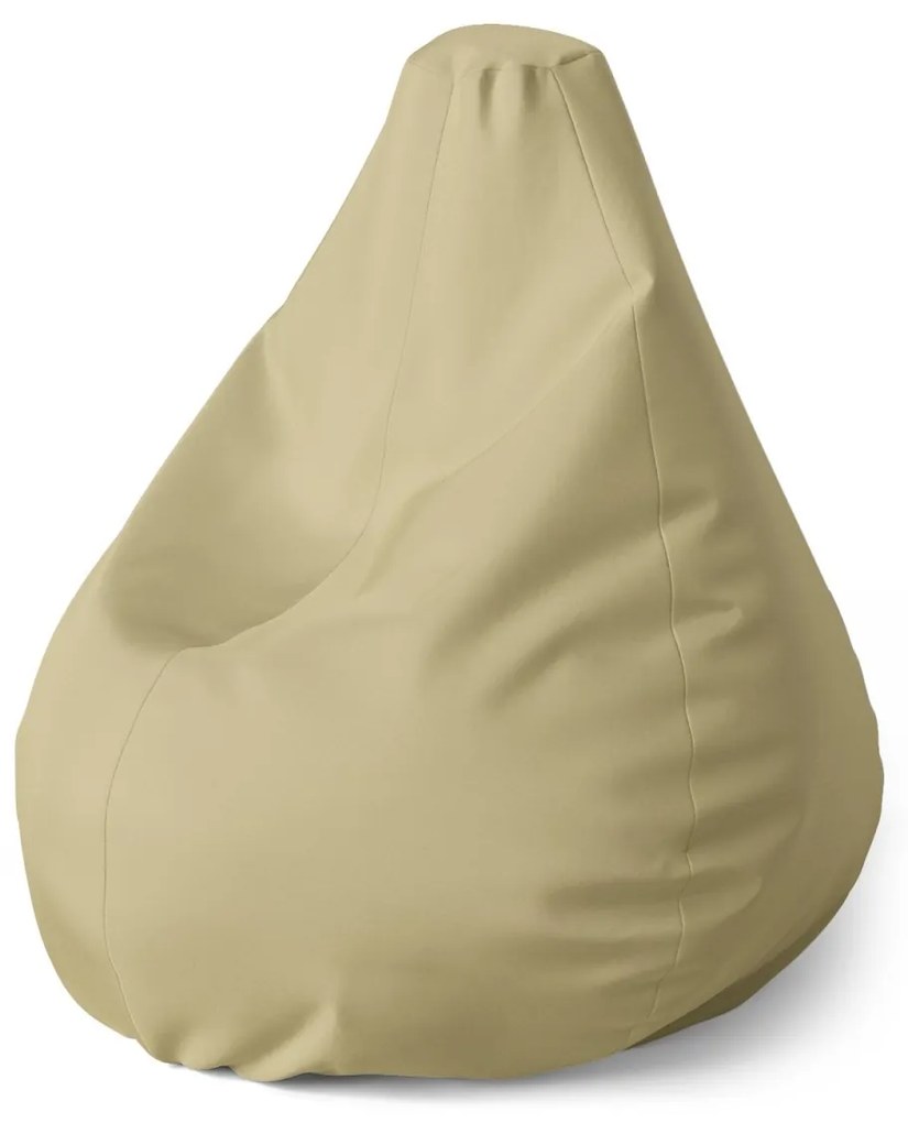 Sablio Sedací vak Pear Žltohnedá - 70 x 95 x 15 cm