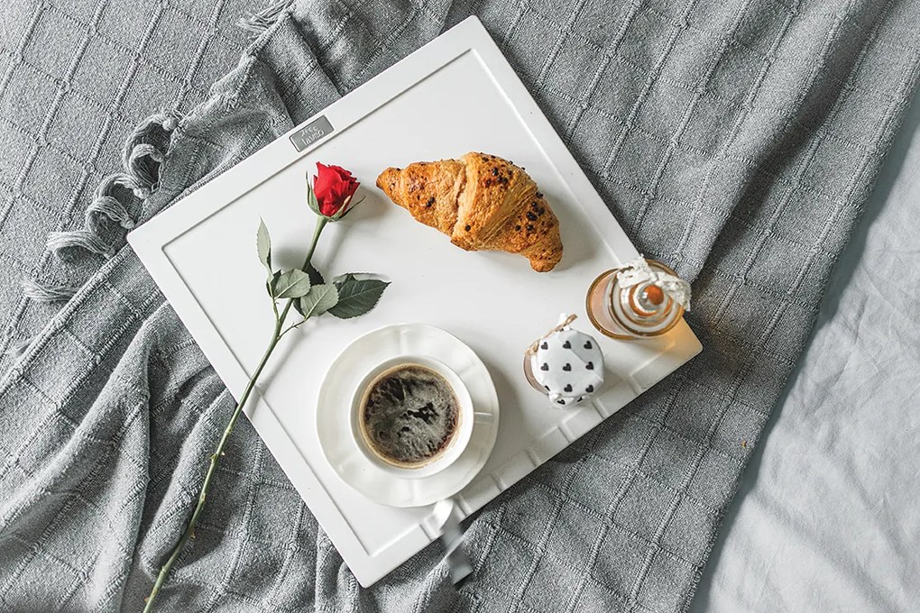 Laveo Halvo, granitový odkvapkávač 350x350x25 mm, biela, LAV-OBA_601T