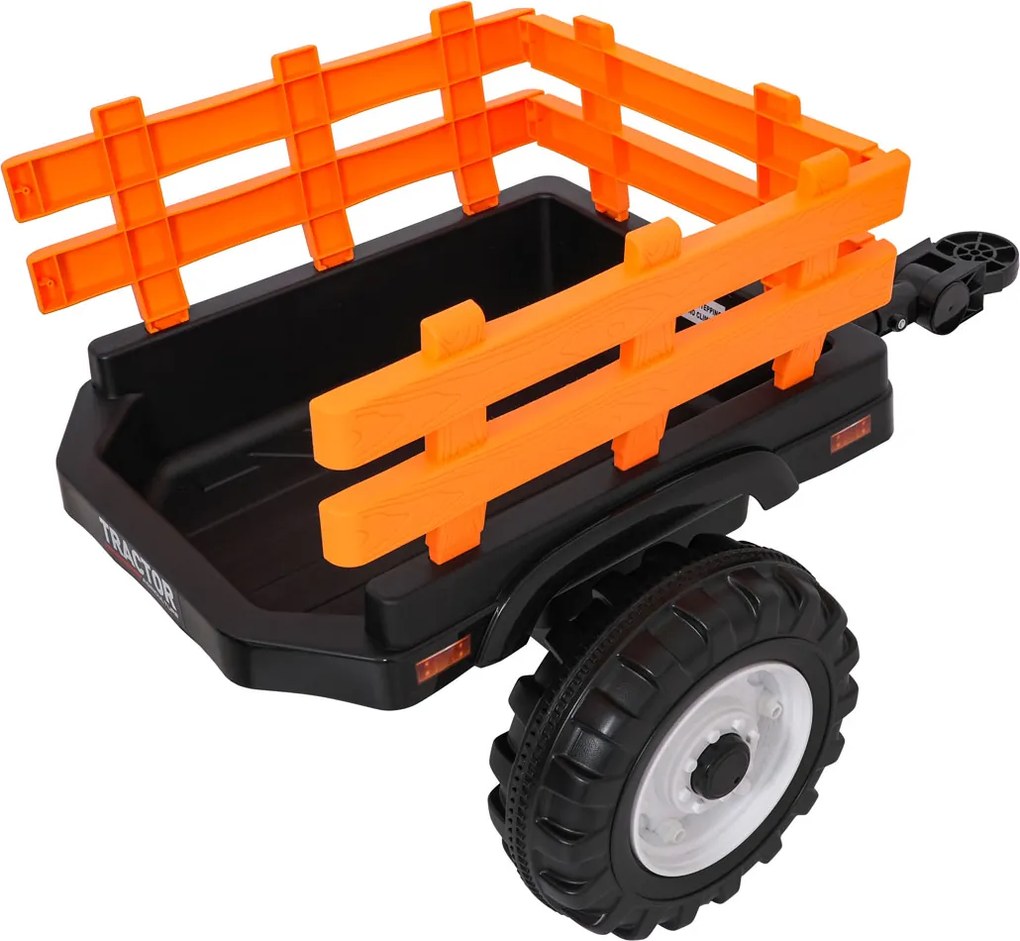 Ramiz MEGA Traktor D68 s prívesom žltý