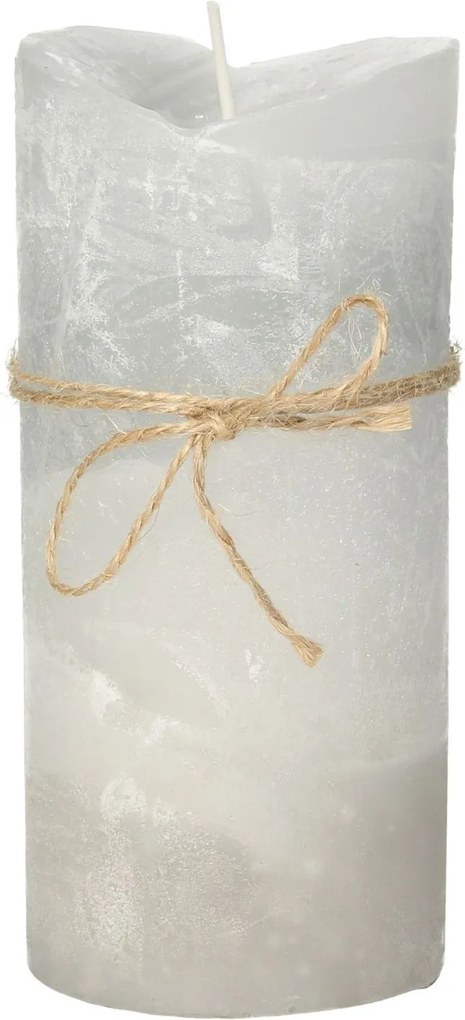 Sviečka Dorotea 15 cm grey cristal