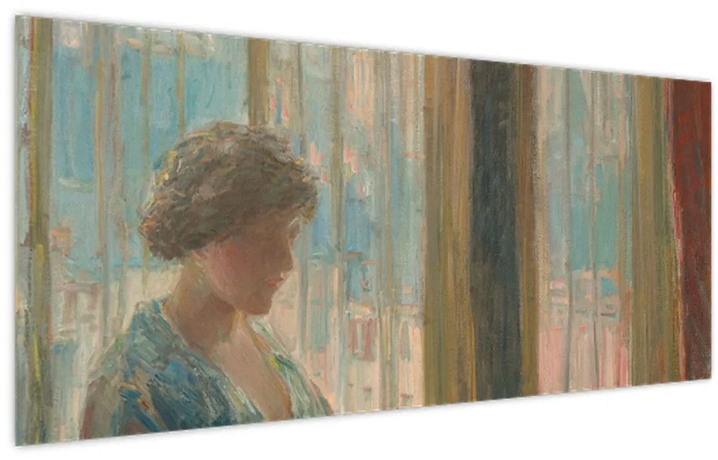 Obraz - Childe Hassam, The New York Window, reprodukcia (120x50 cm)