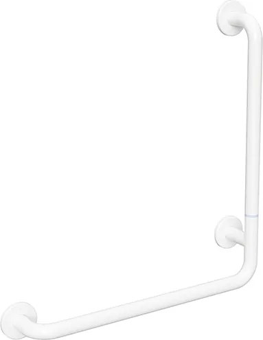 Bemeta Design HELP: Madlo, 680 mm, v tvare L, pravé, skladané, s krytkou, biela - 301153063