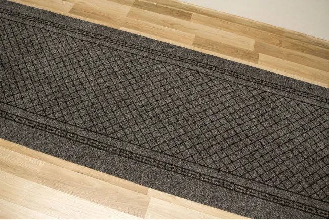 Protišmykový rohožkový behúň Way 402 sivý - hotový rozmer