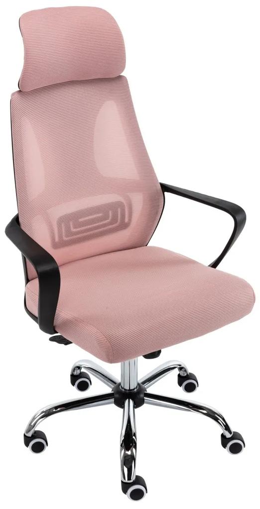 Kancelárská židľa NIGEL ružová