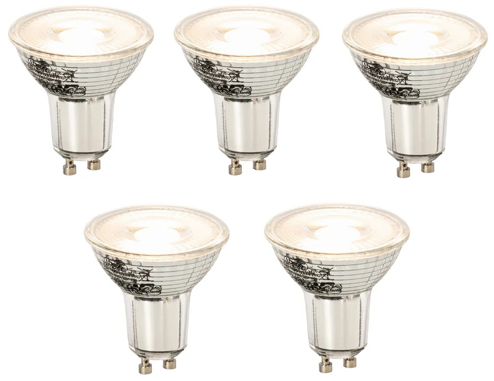 Sada 5 stmievateľných LED žiaroviek GU10 8W 660lm 3000K