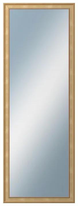 DANTIK - Zrkadlo v rámu, rozmer s rámom 50x140 cm z lišty TOOTH malá zlatá (3161)