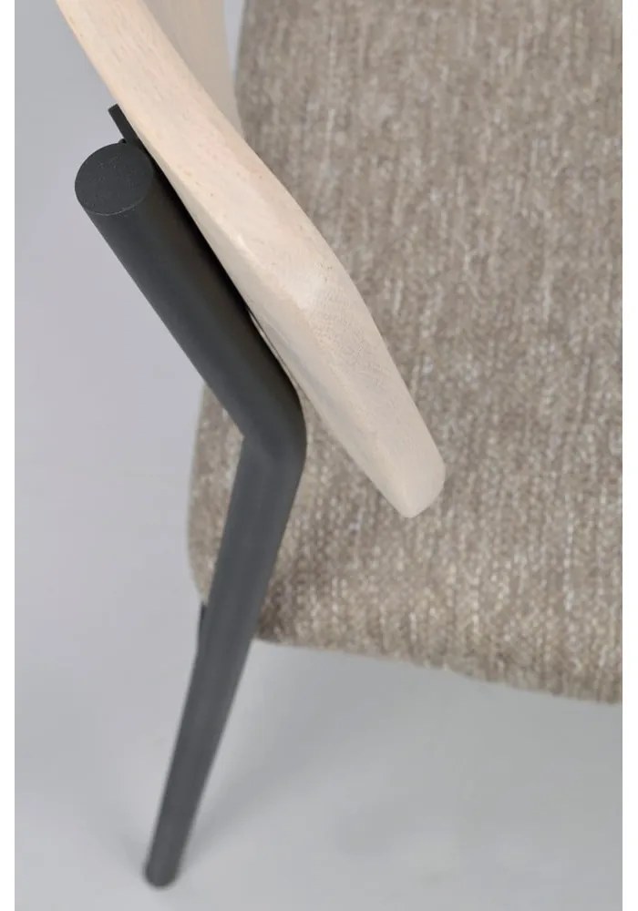 Jedálenská stolička v béžovo-prírodnej farbe v súprave 2 ks Maymont – Rowico