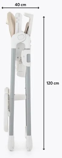 PETITE&MARS - Detská jedálenská stolička GUSTO zelená