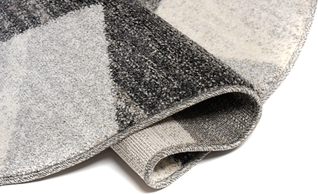 TA Koberec 3443A ČIERNE SARI KOLESO B1X Rozmer: 150x150 cm