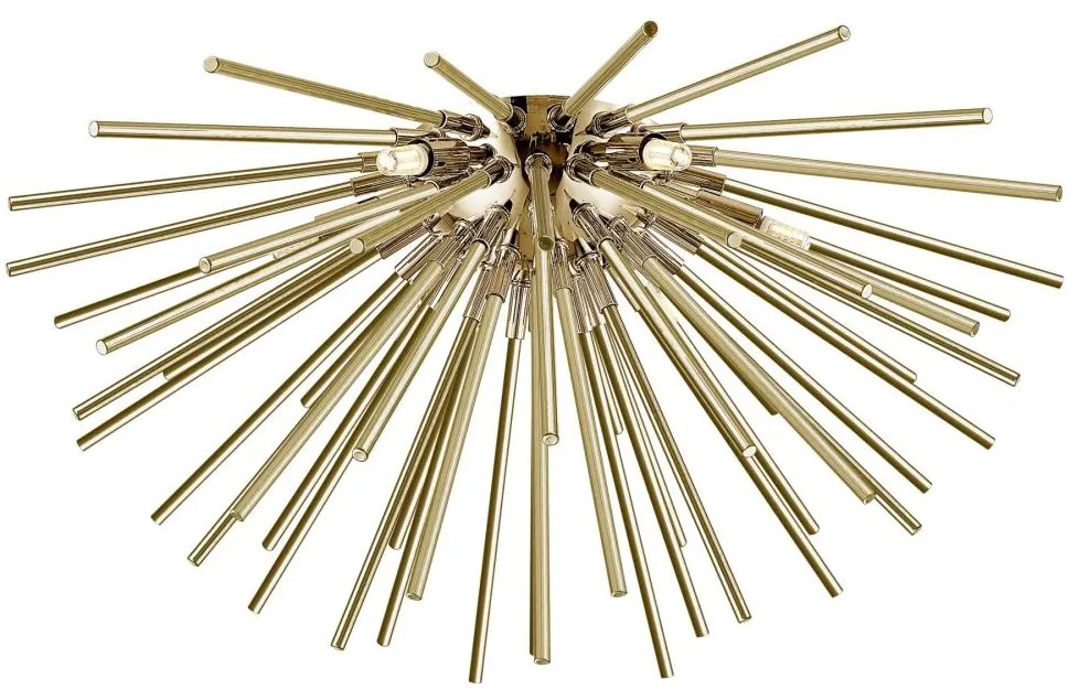 Zuma Line C0491-06B-F7DY - Prisadený luster URCHIN 6xG9/42W/230V zlatá