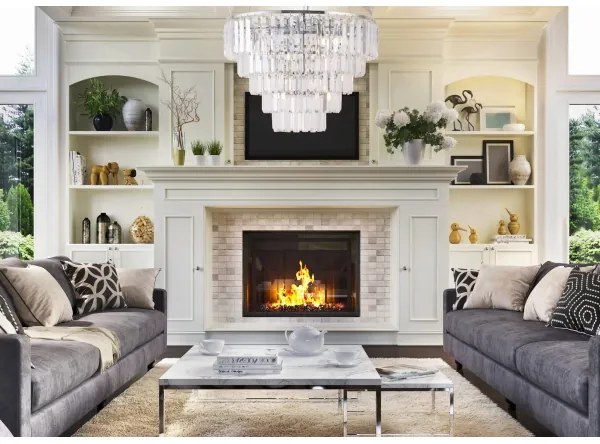 MAXLIGHT P0260 - Luster na lanku MONACO 15xG9/40W/230V pr. 60 cm chróm