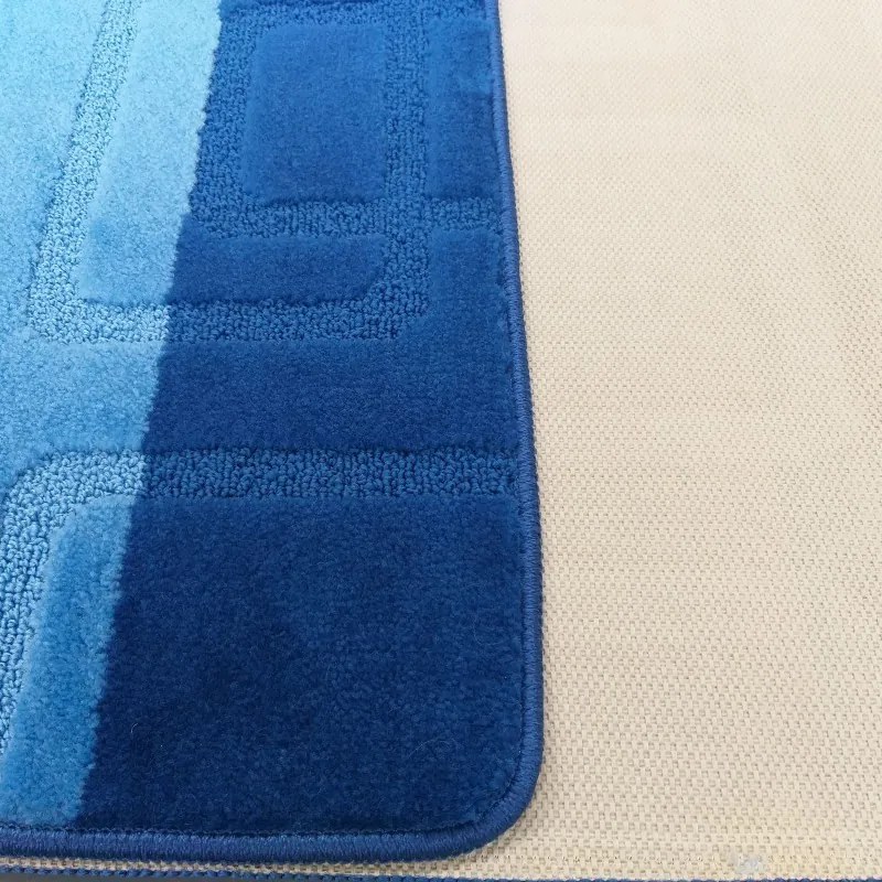 Predložky do kúpelne modrej farby Šírka: 50 cm | Dĺžka: 80 cm