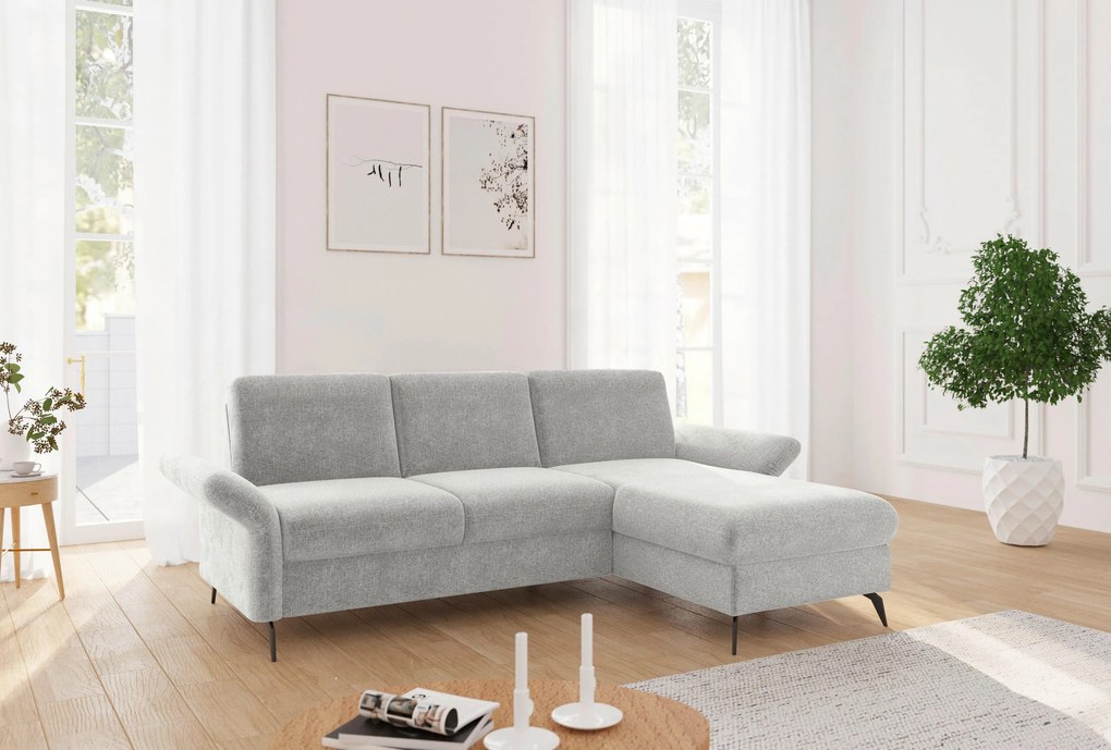 XXXLutz ROHOVÁ SEDAČKA, textil, svetlosivá Sit & More - Sedačky - 00014401614Q