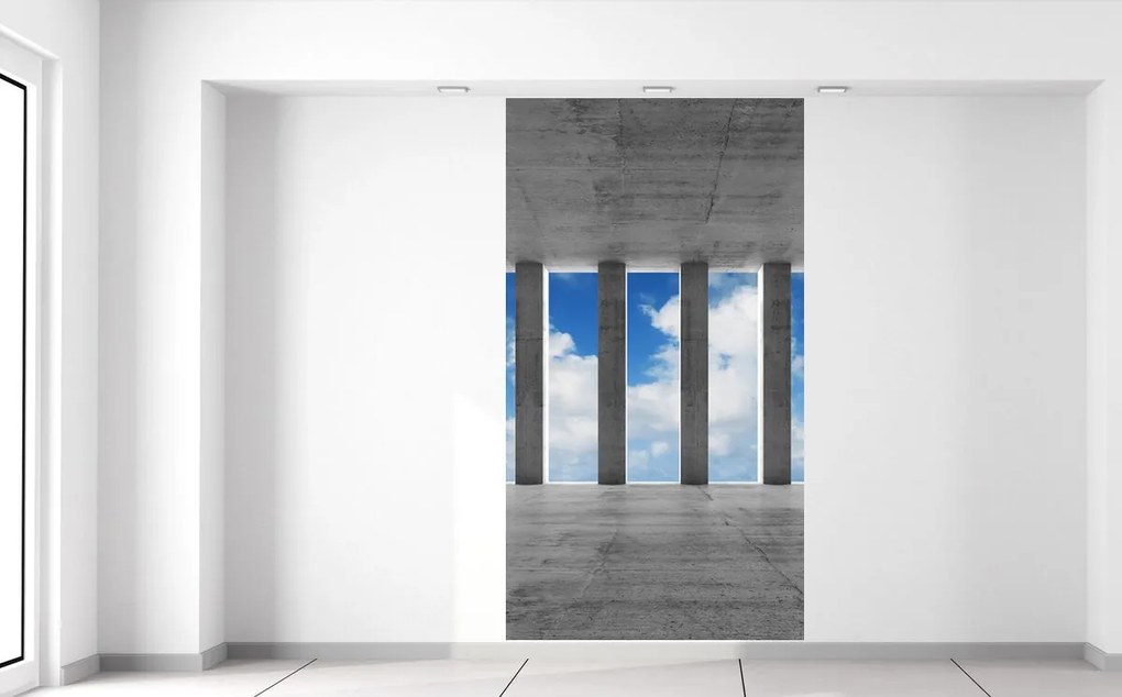 Gario Fototapeta Betónové stĺpy a nebo Veľkosť: 200 x 135 cm, Materiál: Vliesová