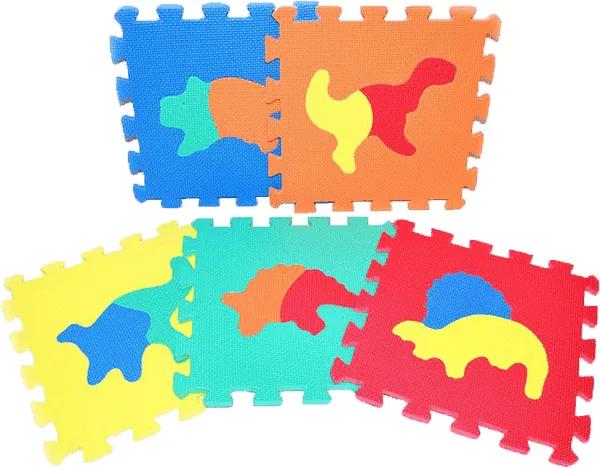 WIKY Puzzle penové Dinosaury 10 ks