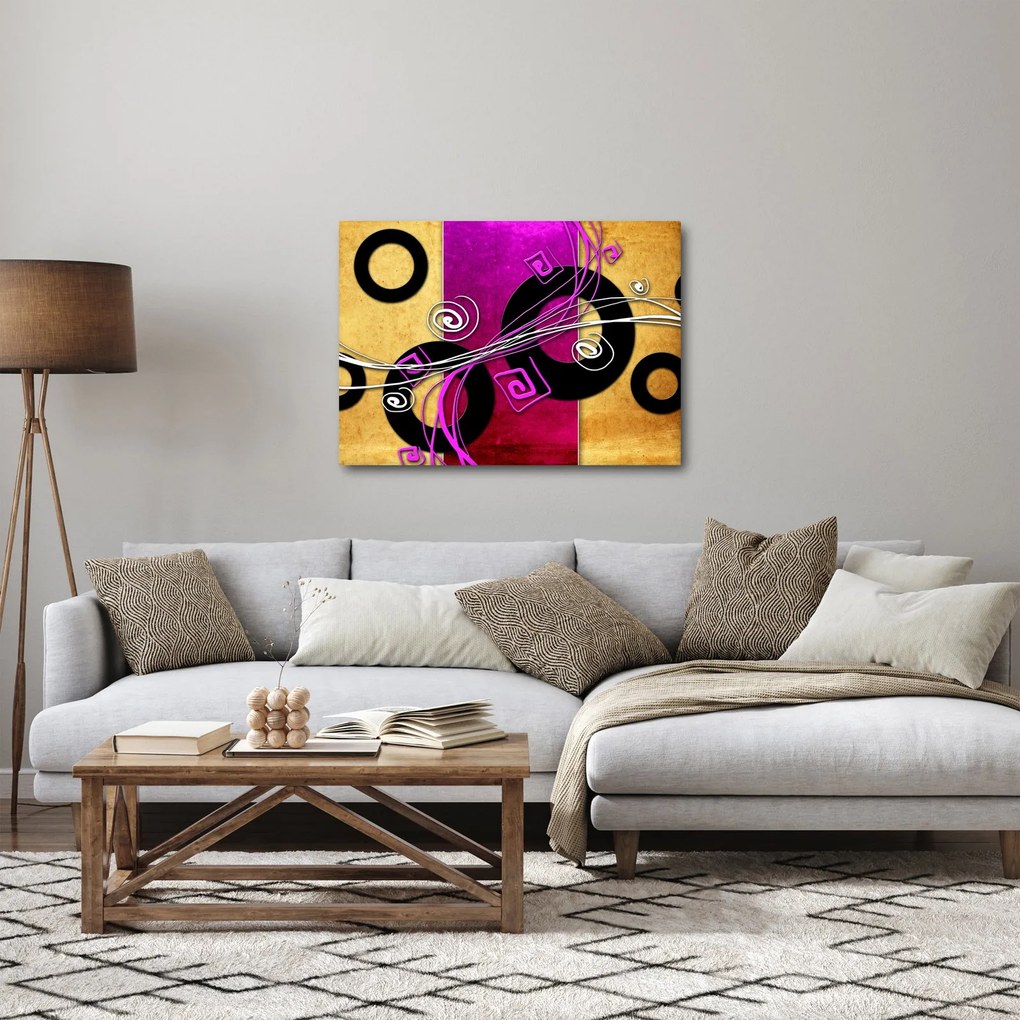 Obraz abstrakcie (70x50 cm)