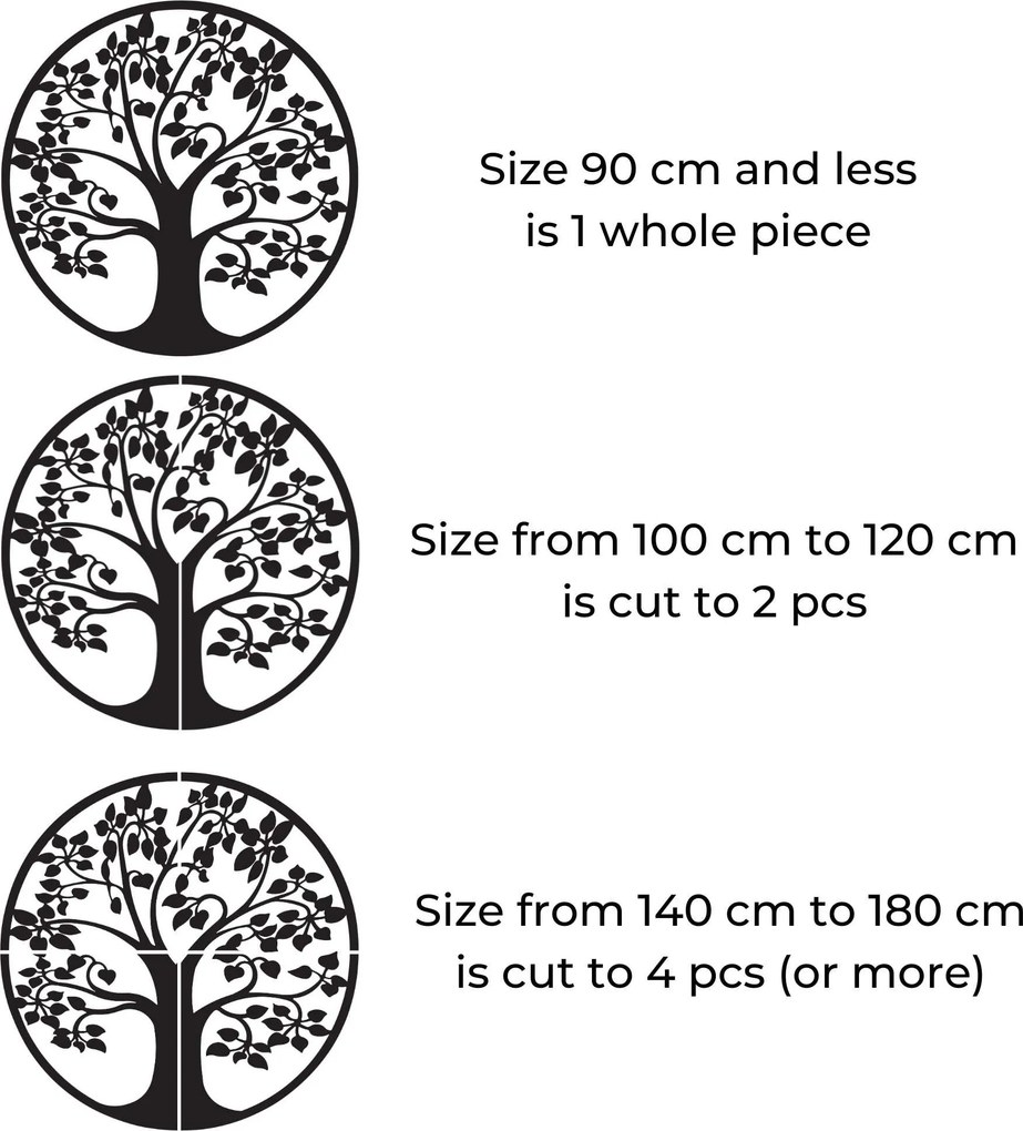 Drevený strom života na stenu 20 až 180 cm| DROTO: HDF - Javor 20 cm 4533-100629 HDF0216
