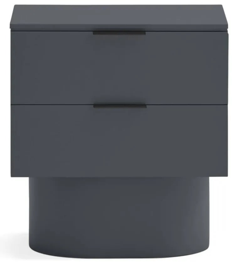 Antracitový nočný stolík Totem – Teulat