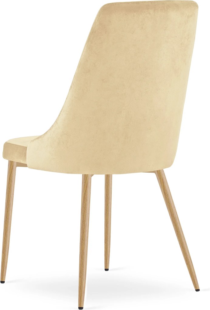 Jedálenská stolička IMOLA VELVET, béžová