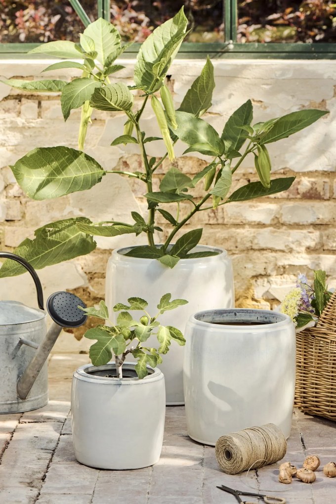 Ib Laursen Keramický obal na květiny Saigon White L