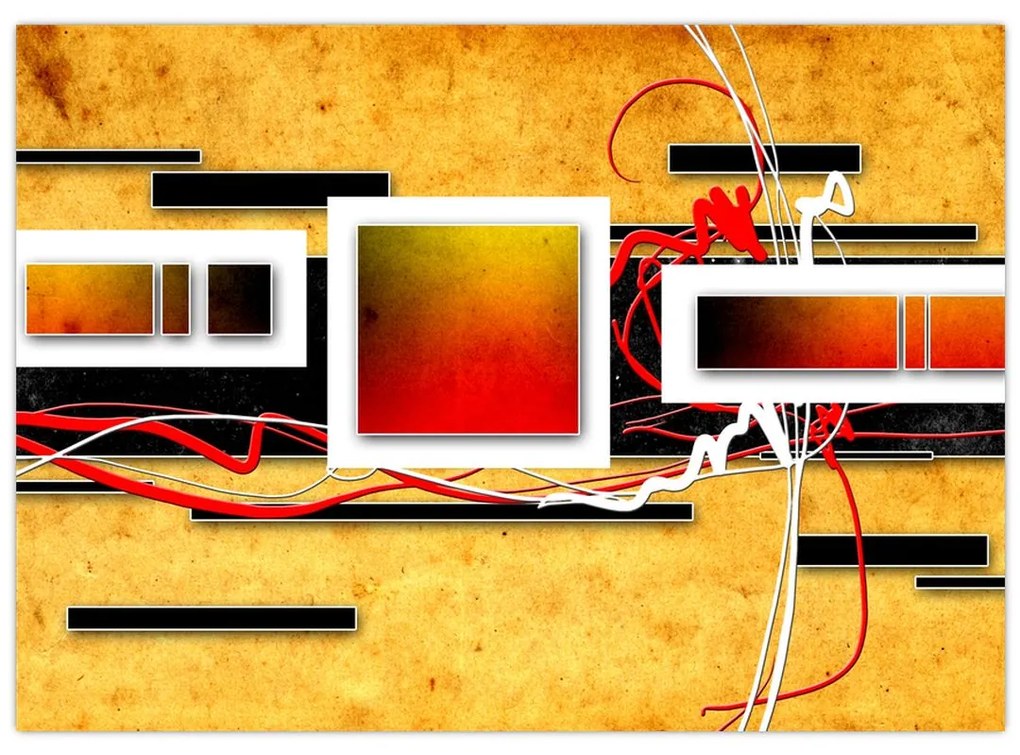 Obraz - Abstrakcia (70x50 cm)