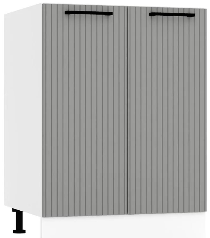 Skrinka do kuchyne  Kate d60 šedá mat