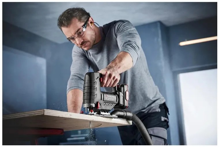 Parkside Performance®  Aku priamočiara píla Ppstda 20-Li A1 + Smart akumulátor 20 V/4Ah + Nabíjačka 20 V/4,5 A  (800011254)