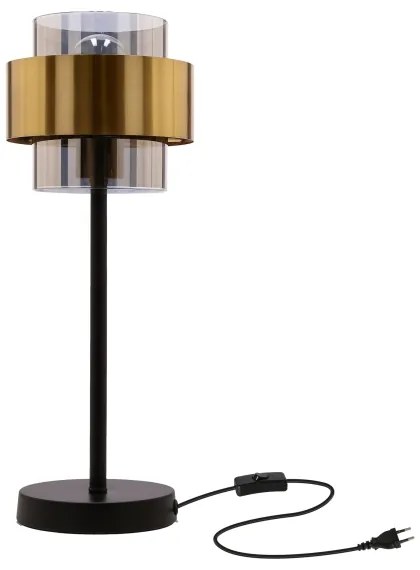 Stolná lampa SPIEGA 1xE27/60W/230V zlatá/čierna