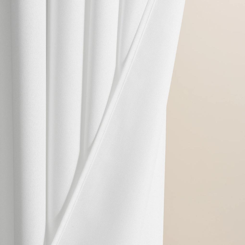 Room99 Záves na terasu AURA na krúžkoch Farba: Bielosivá/Strieborná, Veľkosť: 140 x 230 cm