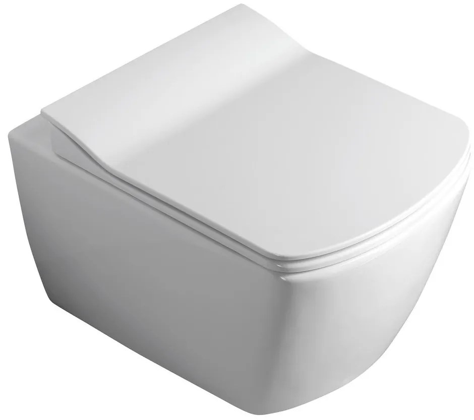 Sapho Sapho, GLANC WC sedátko, SLIM, Soft Close, biela, GC5030