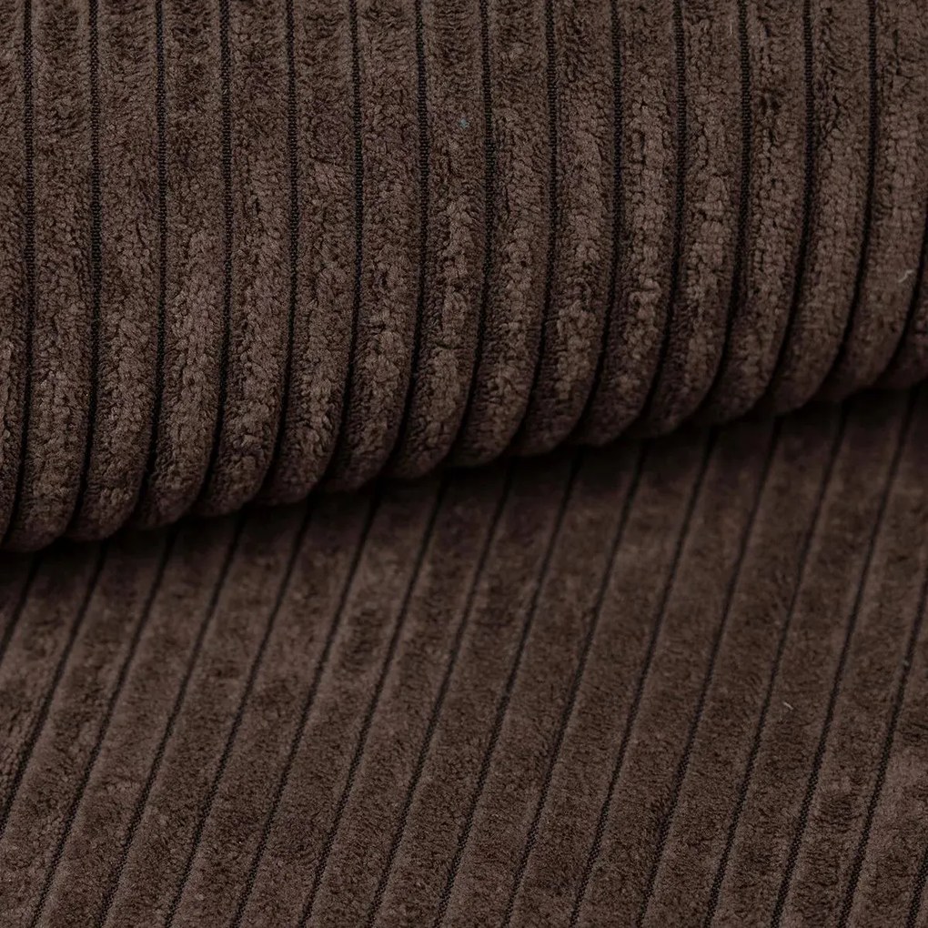 AKCIA Tmavohnedá sedacia súprava do U SMART COSARO 295x140 cm II. akosť