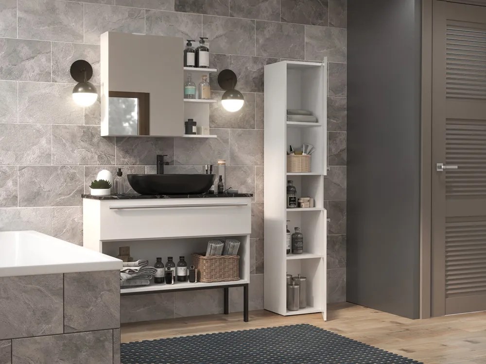 Kúpeľňová skrinka Neltossa 8 (biela). Akcia -15%. Vlastná spoľahlivá doprava až k Vám domov. 1133002