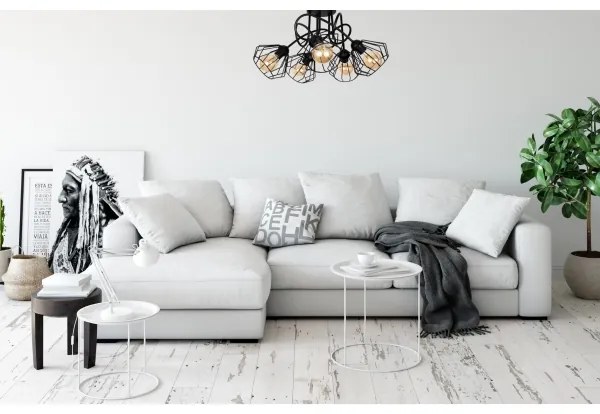 Prisadený luster CEED 5xE27/60W/230V