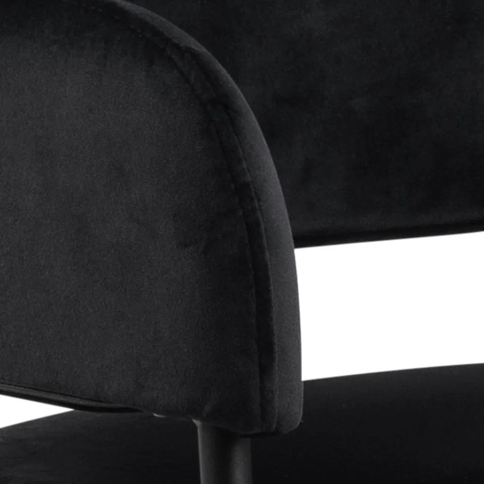 Designová stolička Lima čierna