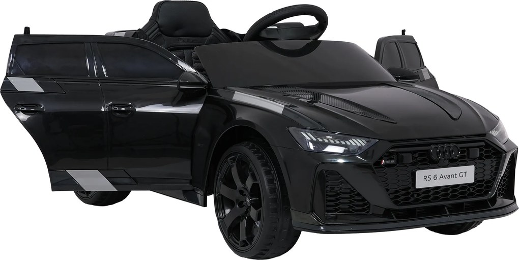 Ramiz Audi RS6 Avant GT elektrické autíčko pre deti čierne