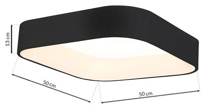 EUlight Stropné LED svietidlo Astro, 1x LED 40w, 3000-4000k, b