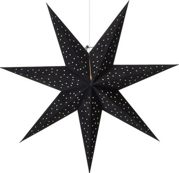 Čierna závesná vianočná svetelná dekorácia Clara – Markslöjd