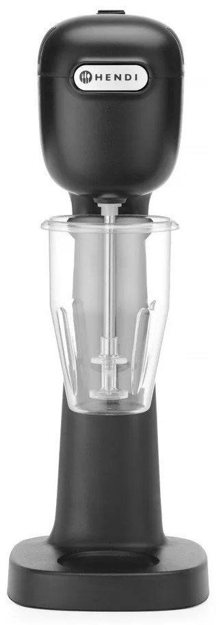 Matne čierny shaker na mliečne koktaily – Hendi