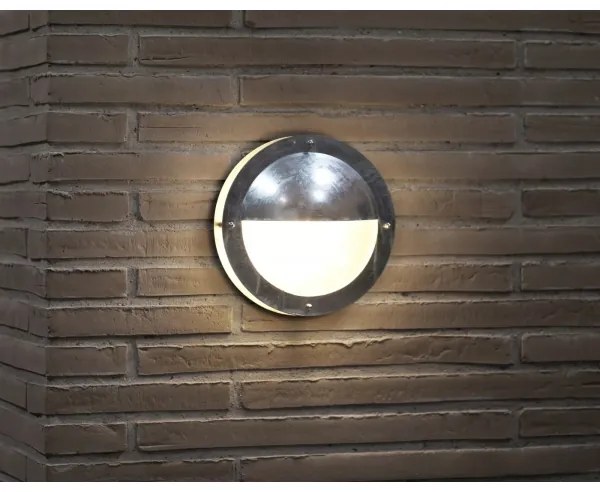 Nordlux - Vonkajšie nástenné svietidlo MALTA 1xE27/60W/230V IP54 strieborná