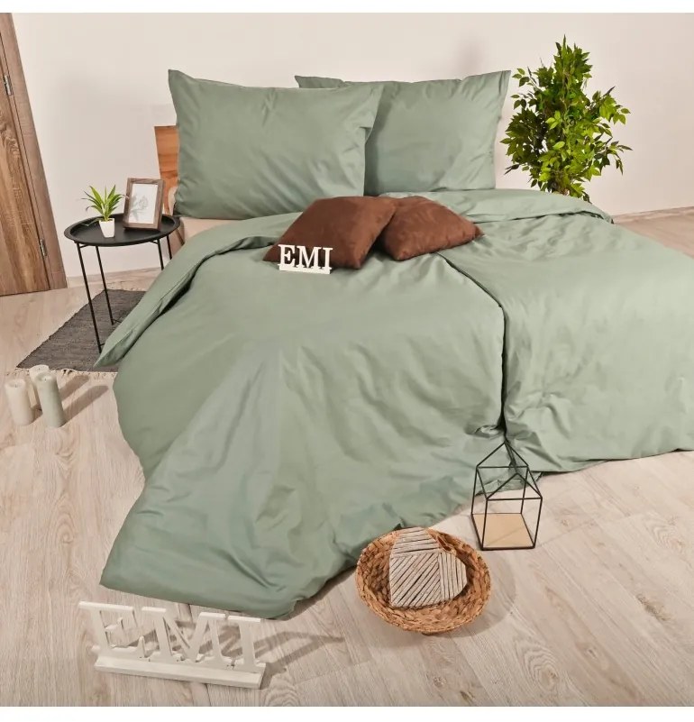 Obliečky bavlnené Nature EMI, Štandardný set jednolôžko obsahuje 1x 140x200 + 1x 70x90