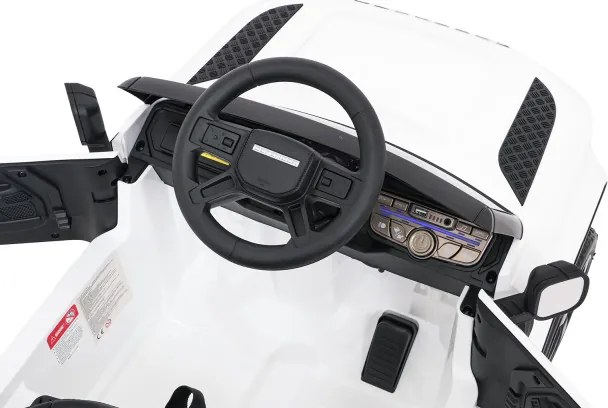 Elektrické autíčko Land Rover Defender biele