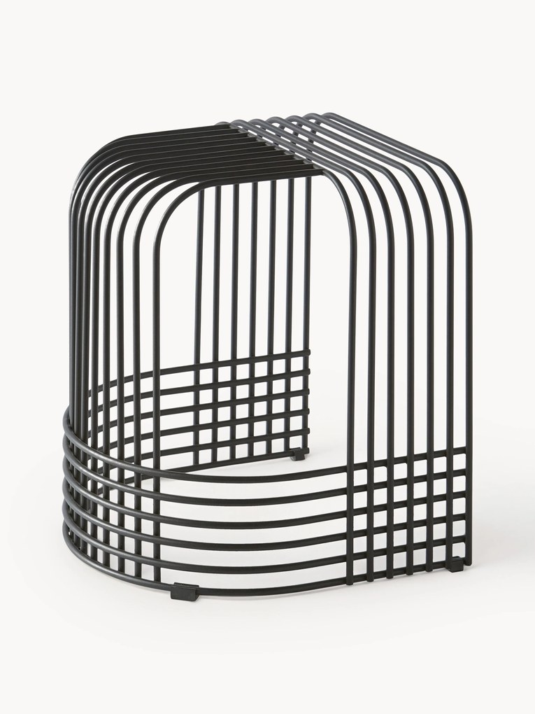 Ručne vyrobený kovový stolček Drop