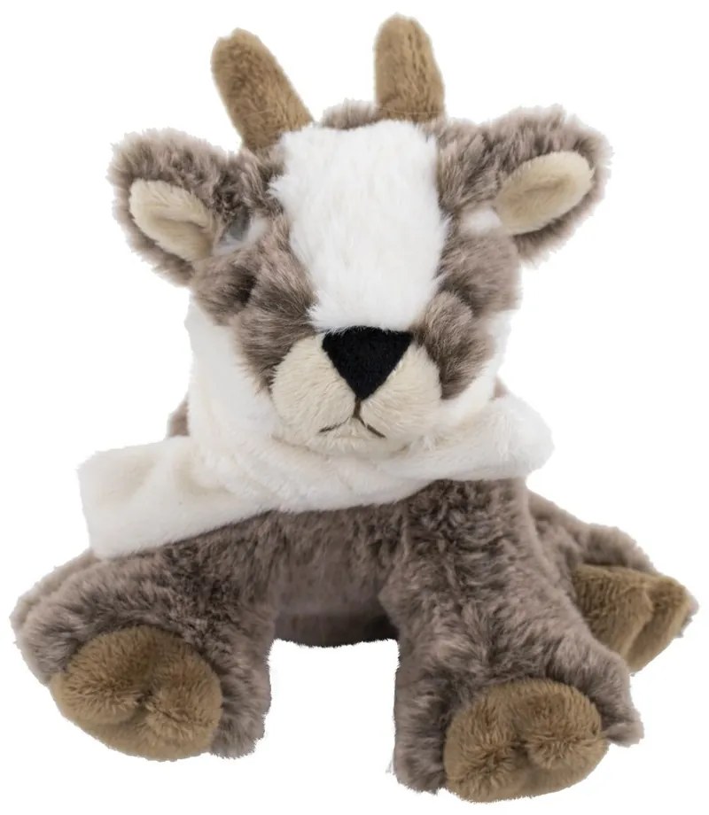 Plyšová hračka koza so šálom 22cm - 24 * 24 * 22cm