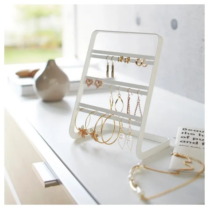 Biely stojan na šperky YAMAZAKI Branch