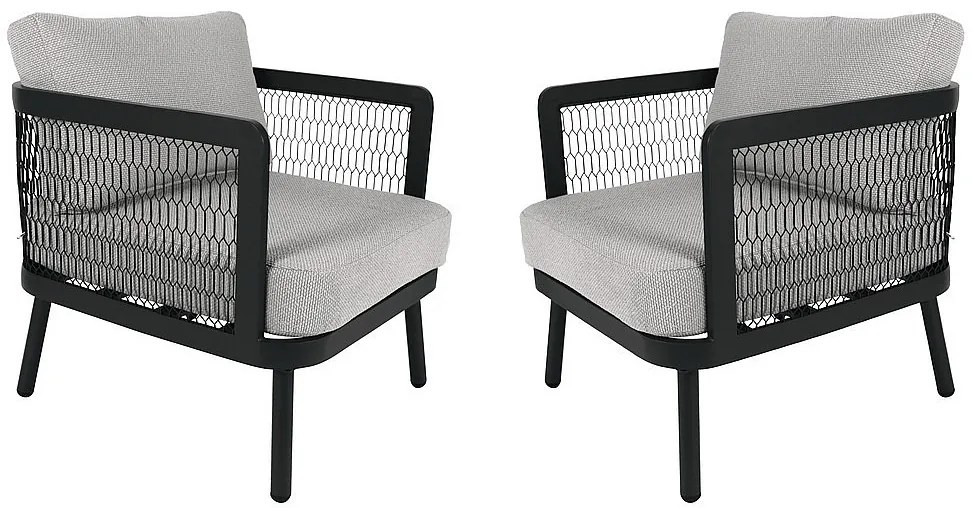 Hliníkové kreslá HERMES DUO (2 ks)
