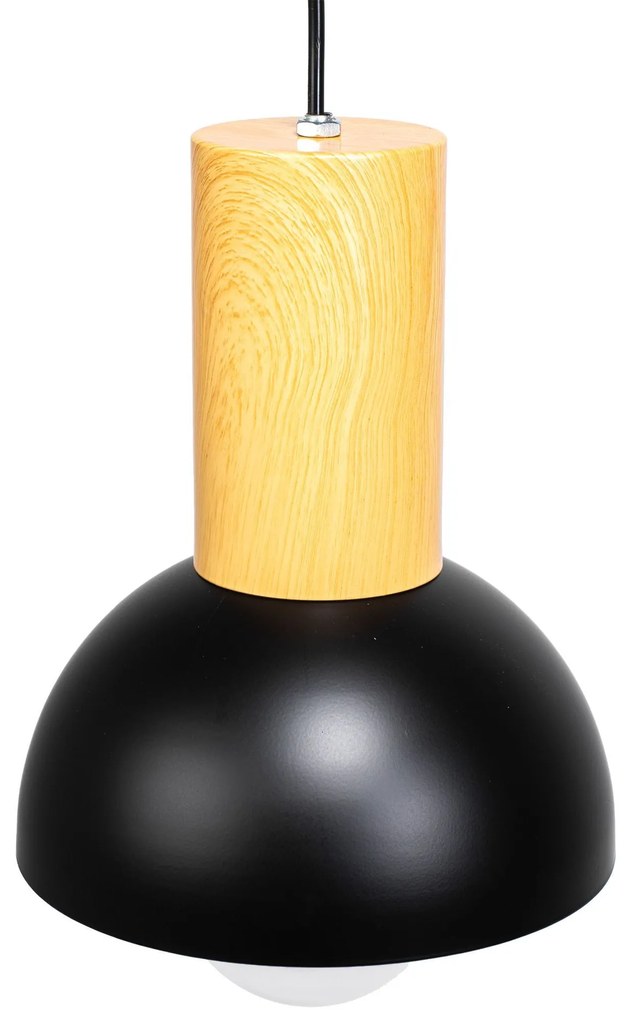 Toolight Toolight, závesné svietidlo 1xE14 APP1083-1CP, čierna-hnedá, OSW-08893