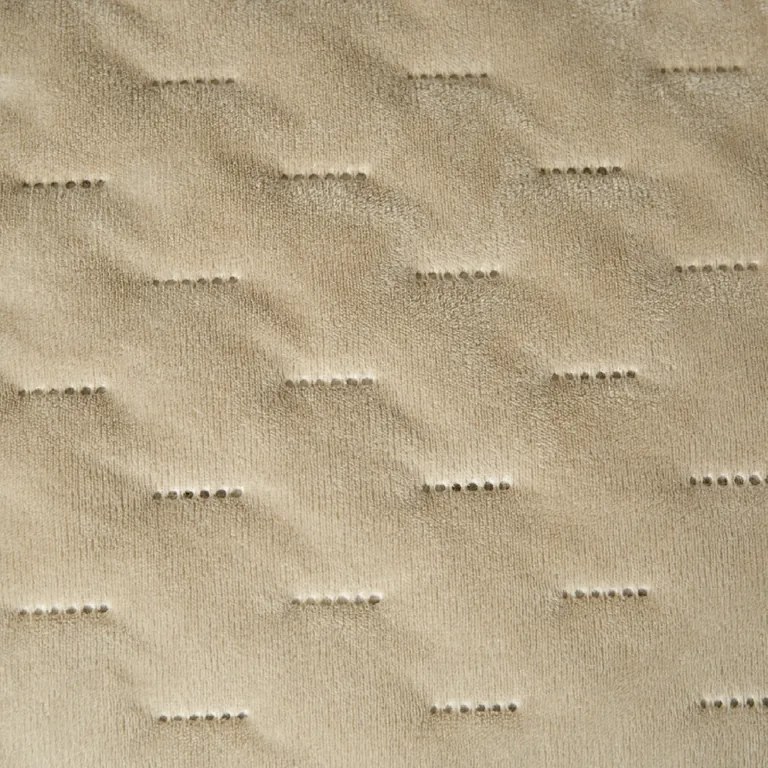 Zamatový prehoz na posteľ ASTRALIA, béžový Rozmer: 200 x 220 cm