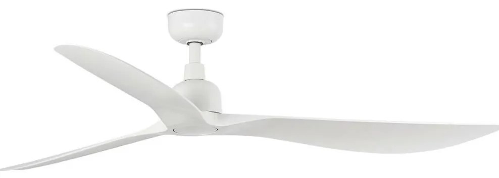 FARO 34363- Stropný ventilátor OUTWOOD L biela pr. 150 cm IP44 + diaľkové ovládanie