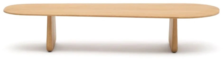 Konferenčný stolík z dubového dreva v prírodnej farbe 64x146 cm Pirita – Kave Home