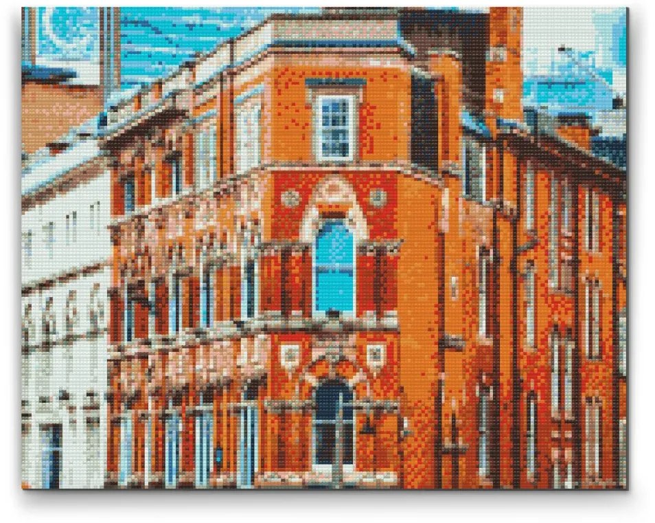 Gario Diamantové maľovanie Birmingham, Anglicko Rozmery: 40 x 30 cm, Rámovanie: Iba zrolované plátno, Diamanty: Okrúhle